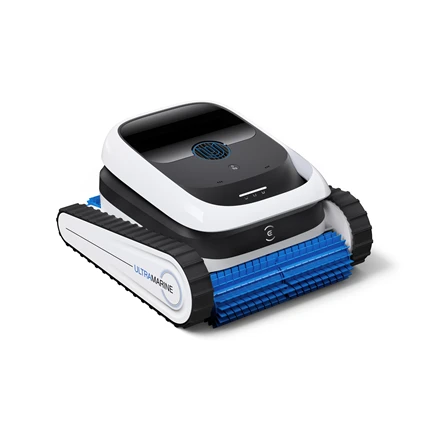 Ecovacs ULTRAMARINE P1 | Robotas baseino valytuvas | Veikimo laikas (maks.) 180 min. | Šlapias valymas | Ličio jonų | 4600 mAh | Baltas/Mėlyna