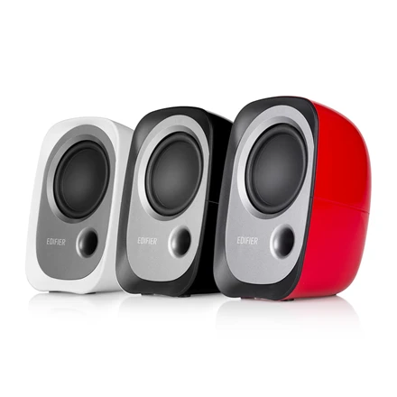 Kompiuterio kolonėlės Edifier R12U 2.0, 4 W, Juodos/Pilkos spalvos