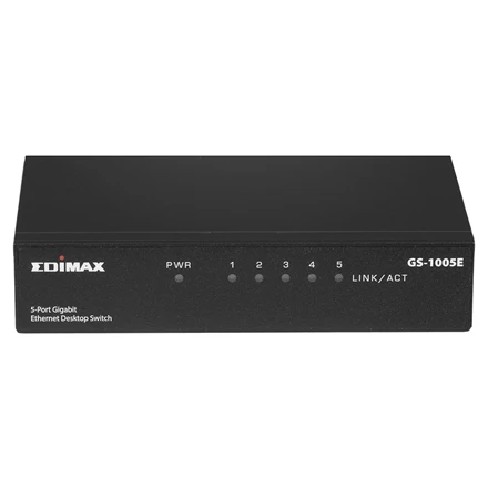 Šakotuvas EDIMAX 10/100/1000Mbps nevaldomas eterneto stalinio kompiuterio jungiklis metalinis