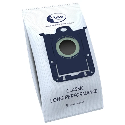 Dulkių siurblio maišeliai Electrolux E201SM s-bag® Classic Long Performance, 12 vnt., 3,5 l