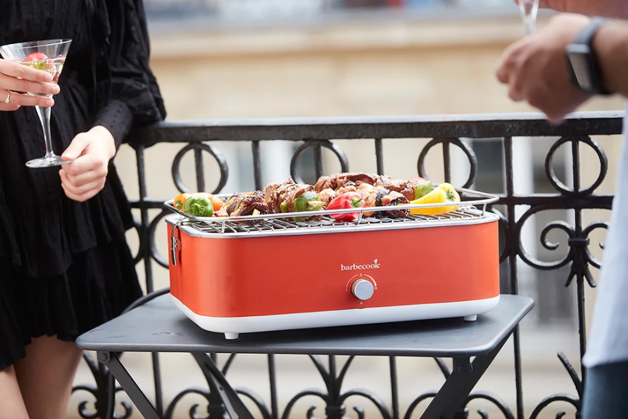 Elektrinis grilis Barbecook E-Carlo, 2500 W, Raudonas