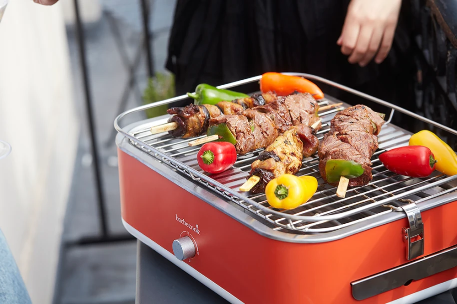 Elektrinis grilis Barbecook E-Carlo, 2500 W, Raudonas