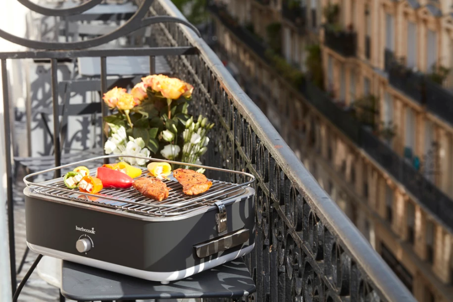 Elektrinis grilis Barbecook E-Carlo, 2500 W, Pilkas