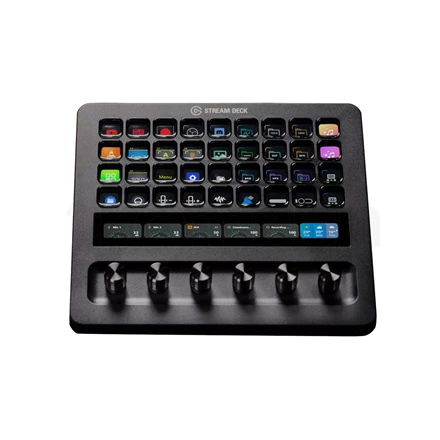 Elgato Stream Deck+ XL | Daugiafunkcis jutiklinis valdiklis | Juodas