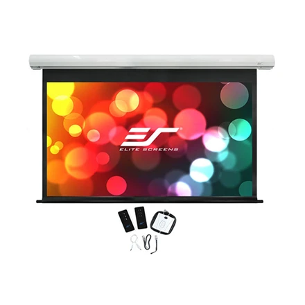 Elite Screens | Saker Series | SK100XHW-E12 | Įstrižainė 100" | 16:9 | Matomo vaizdo plotis (W) 221 cm | Baltas