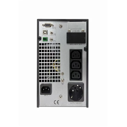 Gembird ENERGENIE EG-UPSO-1000 online UPS 1000VA 1x Schuko 3x IEC LCD ekranas juodos spalvos
