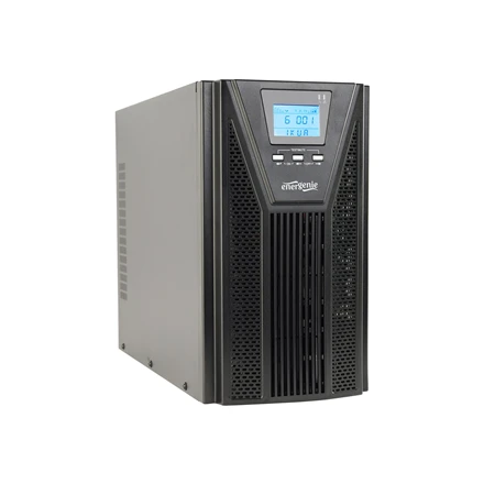 Gembird ENERGENIE Online UPS 3000VA 2x Schuko + 3x IEC lizdas LCD ekranas