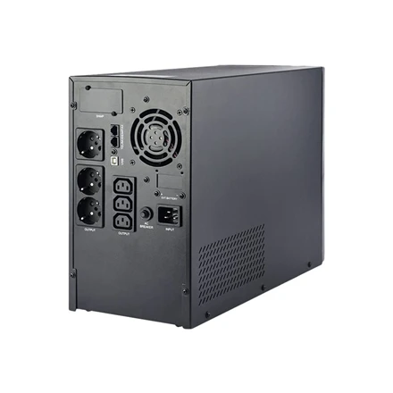 GEMBIRD EG-UPS-PS3000-02 UPS Energenie 3000VA Pure sine 3x Schuko 3x IEC 230V OUT USB-BF LCD Ekranas