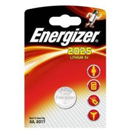 Energizer CR2025 ličio baterija pakuotėje