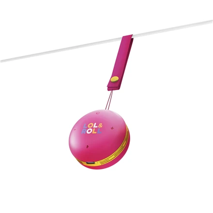 Energy Sistem Lol&Roll Pop Kids nešiojama kolonėlė, Rožinės spalvos