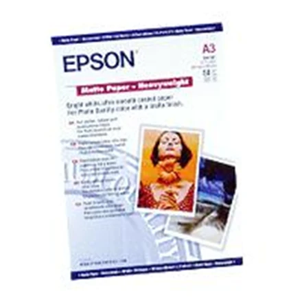 Epson matinis popierius, didelis svoris, DIN A3, 167 g/m², 50 lapų