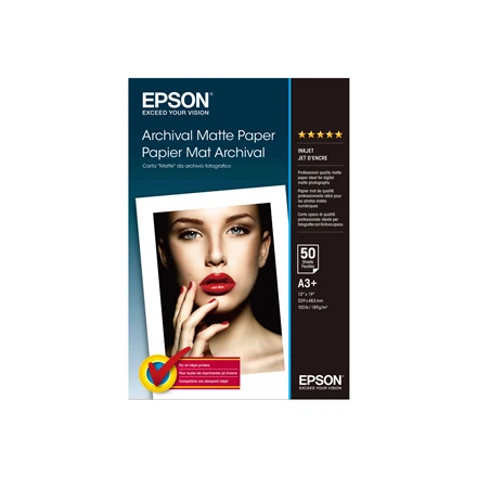 Epson Archival matinis popierius, A3+, 192 g/m2, 50 lapų