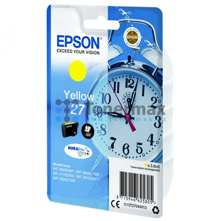 Epson Cartridge C13T27044012 rašalas, Geltona