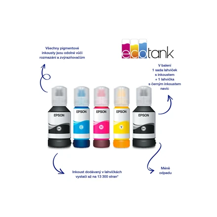 Spausdintuvas Epson | daugiafunkcis įrenginys | EcoTank L6490 | Inkjet | Spalvotas | 4-in-1 | Wi-Fi | Juodas and baltas