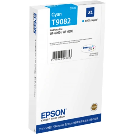 Epson DURABrite Pro T9082 XL rašalo kasetė, žalsvai mėlyna