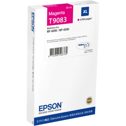 Rašalo kasetė Epson DURABrite Pro T9083 XL, purpurinė