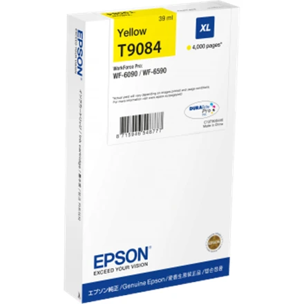 Epson DURABrite Pro T9084 XL rašalo kasetė, Geltona