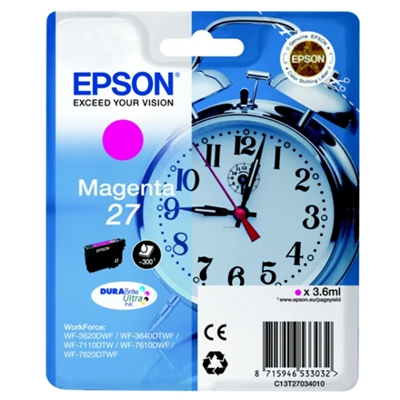 Epson DURABrite Ultra Ink T2703 rašalo kasetė, purpurinė