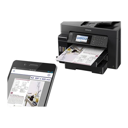 Epson | EcoTank L15150 | Inkjet | Spalvotas | Multicunctional Spausdintuvas | A3+ | Wi-Fi | Juodas