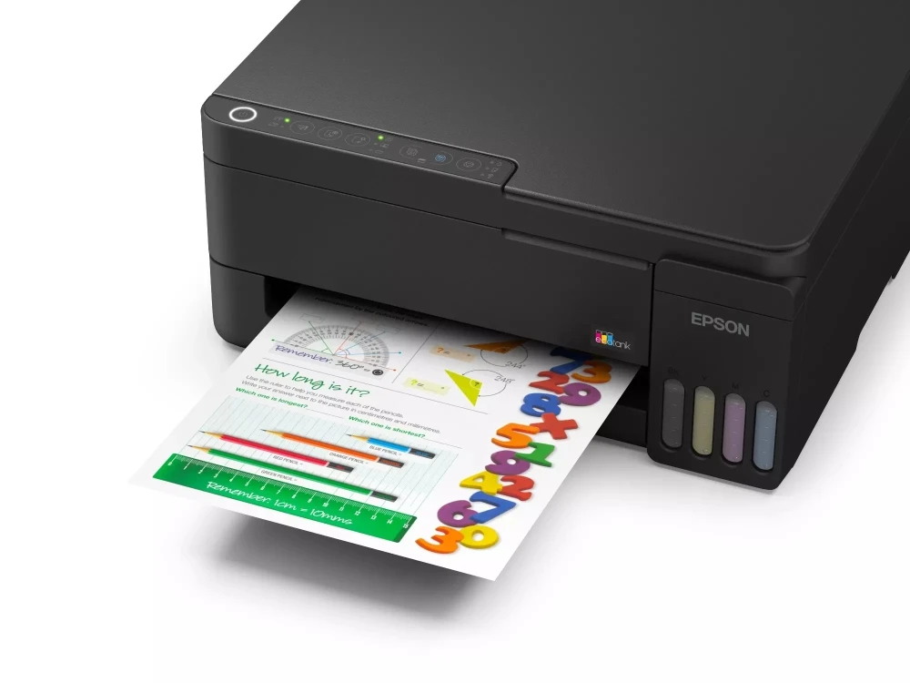 Daugiafunkcis rašalinis spausdintuvas Epson EcoTank L3352, A4, spalvotas, Wi-Fi, Wi-Fi Direct, AirPrint, juodas | C11CL62426