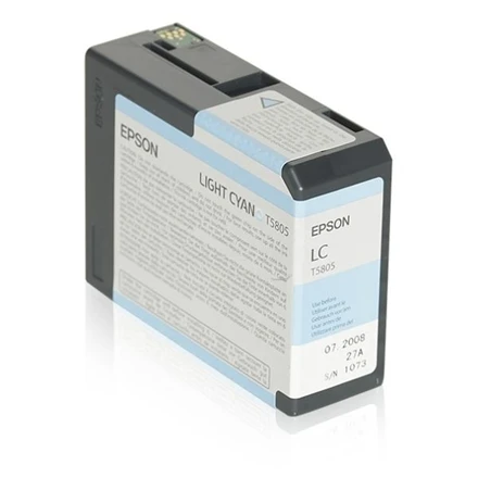 Epson rašalo kasetė, foto žydra, skirta Stylus PRO 3800, 80ml | Epson