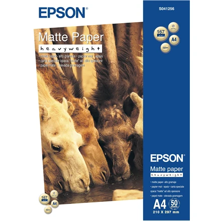 Epson matinis popierius, didelis svoris, DIN A4, 167 g/m², 50 lapų