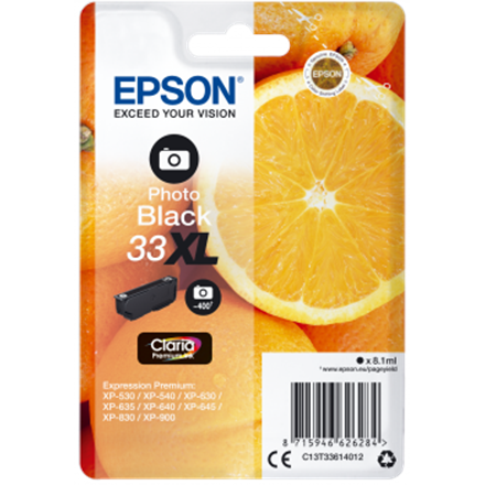 Epson Nr.33XL (C13T33614012), foto juoda kasetė