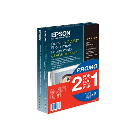 „Epson Premium“ blizgus fotopopierius | Aukščiausios kokybės blizgus fotopopierius | 255 g/m² | 100 x 150 mm | 10 x 15