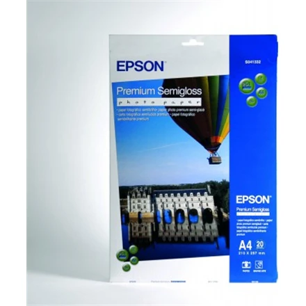 Epson Premium Semigloss Photo Paper, DIN A4, 251g/mÂ², 20 Sheets | A4