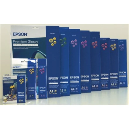 Epson Premium Semigloss Photo Paper, DIN A4, 251g/mÂ², 20 Sheets | A4