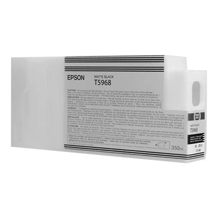 Epson Singlepack Matte Juodas T59680N UltraChrome HDR 350 ml | Epson Epson | T5968 | Epson T5968 - matte juodas - original - ink cartridge | Ink cartridge | Matte juodas