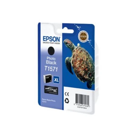 Epson T1571 | Ink Cartridge | Photo Juodas