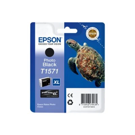 Epson T1571 | Ink Cartridge | Photo Juodas