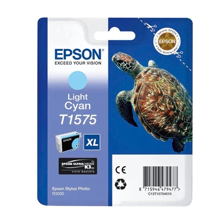 Epson T1575 šviesiai žalsvai mėlyna | Šviesiai žalsvai mėlyna