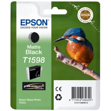 Epson T1598 rašalo kasetė, matinis Juodas