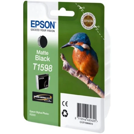 Epson T1598 rašalo kasetė, matinis Juodas