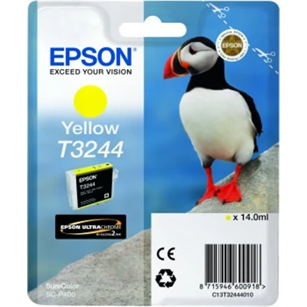 Epson T3244 | Rašalo kasetė | Geltona