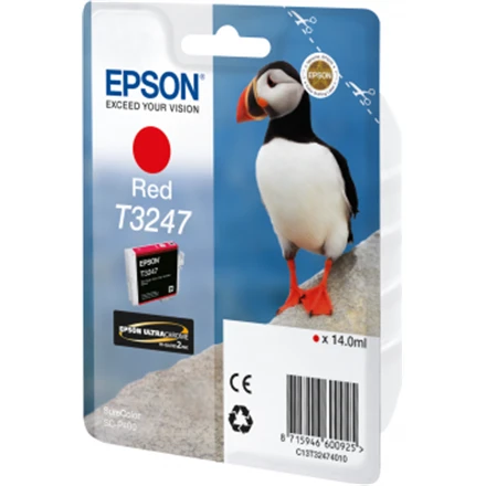 Epson T3247 | Rašalo kasetė | Raudona