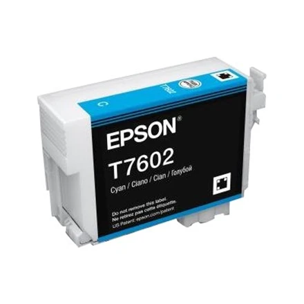 Epson T7602 | Rašalo kasetė | Žydra spalva