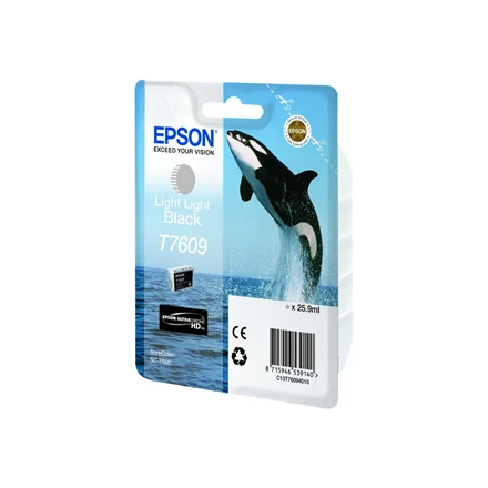 Epson T7609 | Rašalo kasetė | Šviesus Šviesus Juodas