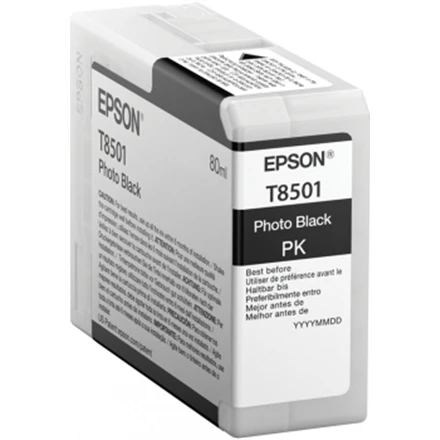 Epson T8501 | Ink Cartridge | Juodas