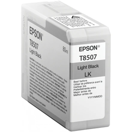 Epson T8507 | Ink Cartridge | Light Juodas