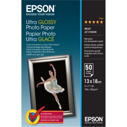 Fotopopierius Epson Ultra Glossy 13x18