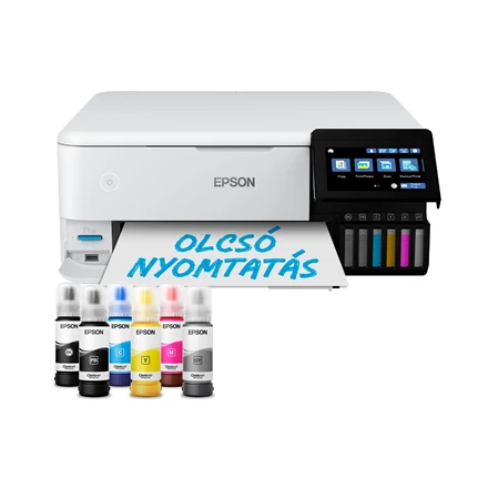 Epson | Wireless Photo Spausdintuvas | EcoTank L8160 | Inkjet | Spalvotas | Inkjet Daugiafunkcinis Spausdintuvas | A4 | Wi-Fi | Pilkas