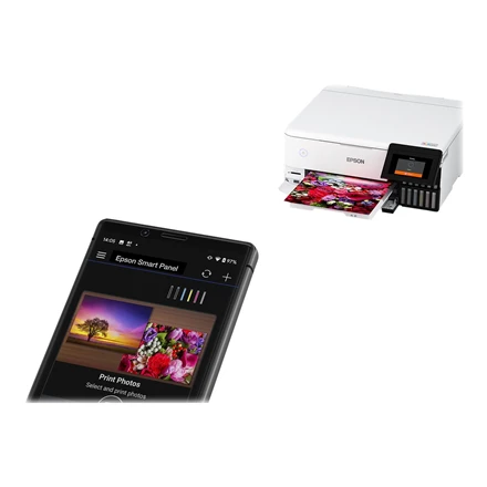 Epson | Wireless Photo Spausdintuvas | EcoTank L8160 | Inkjet | Spalvotas | Inkjet Daugiafunkcinis Spausdintuvas | A4 | Wi-Fi | Pilkas