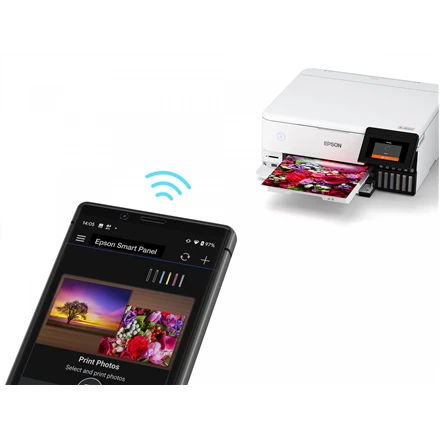 Epson | Wireless Photo Spausdintuvas | EcoTank L8160 | Inkjet | Spalvotas | Inkjet Daugiafunkcinis Spausdintuvas | A4 | Wi-Fi | Pilkas