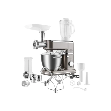 Virtuvinis kombainas ETA | Food processor | ETA002390070 Gratussino BRAVO II | 800 W | Greičių skaičius 6 | Bowl capacity 4.5 L | Maišytuvas | mėsmalė | Gray