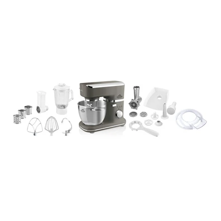 Virtuvinis kombainas ETA | Food processor | ETA002390070 Gratussino BRAVO II | 800 W | Greičių skaičius 6 | Bowl capacity 4.5 L | Maišytuvas | mėsmalė | Gray
