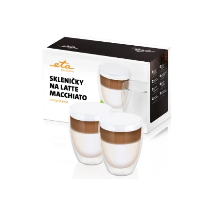 LATTE MACCHIATO stiklinės ETA418193020 2 x 350 ml
