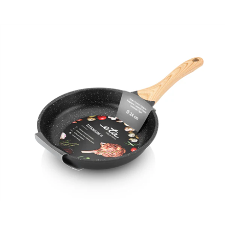 Keptuvė ETA792990000 Titanium II juoda 24 cm